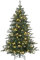 HOMCOM Árbol de Navidad 180 cm Árbol de Navidad Artificial con 310 Luces LED 872 Ramas y Soporte de Metal Árbol Navideño para Salón Interior Verde