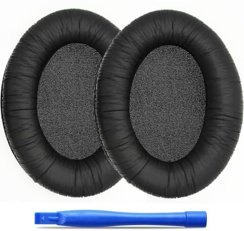 Cuscinetti auricolari di ricambio per Sennheiser HD201/HD206/HD180/HD200 Pro/HD201S, imbottiture in ecopelle per cuffie Over Ear