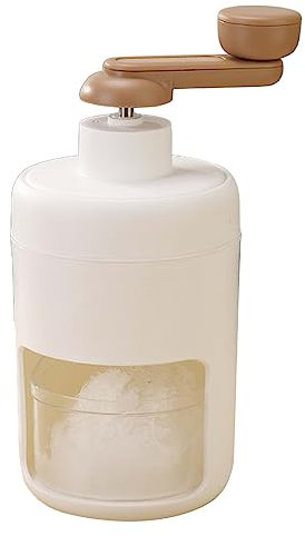 Macchina per Ghiaccio Tritato Portatile Tritaghiaccio Manuale Tritaghiaccio a Manovella e Macchina per Cono di per Uso Alimentare per Uso Domestico, Rompighiaccio Domestico a