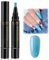 Nail Polish Pen,3 in 1 Gel Nail Polish Pen,Nail Polish Gel Pen,One Step Gel Nail Polish Pen,Nail Art Pens for Gel Polish,Nail Varnish Pens,Nail Gel Pen Tools,Nail Art Graffiti Pen Nail Drawing Pen,Q36