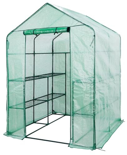Actiasgear - 8 shelf Greenhouse with PE or PVC Cover (8 Shelf PE Cover Only)
