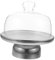 CONGARTENO Alzatina Ceramica Con Campana Elegante Supporto Per Dolci Frutta e Dessert Vassoio Decorativo Per Festività e Occasioni Speciali Base Ceramica e Copertura Trasparente