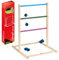 Idena 40380 - Wurfspiel Leitergolf Outdoor aus Holz, mit 3 Golfballpaaren, Größe 75 x 52 x 55 cm, für Erwachsene und Kinder ab 6 Jahren, geeignet für drinnen und draußen, FSC 100%
