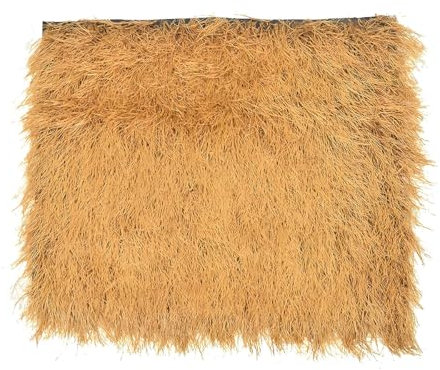 MJHETCY Synthetic Thatch Grass Roof, Artificial Straw Roll Garden Fence Patio for Tiki Bar Fireproof Mexican Grass Tropical Party Decorations DIY Crafts(Size:1 * 20m(3.2 * 65.6ft))