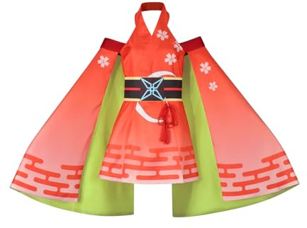LIOEUE Prinzessin Kaguya Cosplay Kimono-Set | Vollständiges Anime-Kostüm für Halloween, Comic Con & Fans (Kleidung,S)