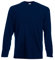 Fruit of the Loom Men's Cotton Value Long Sleeve T Shirt Deep Navy S