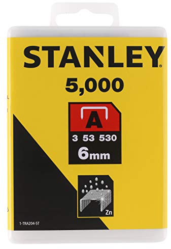 Stanley Klammern Typ A 6 mm, 5000 Stück, 1-TRA204-5T