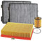 Inspektionspaket SET A 1x Luftfilter 2x Innenraumfilter (Pollenfilter) mit Aktivkohle 1x Ölfilter 1x Ölablass-Schraube 1x Dichtring für Ölablass-Schraube