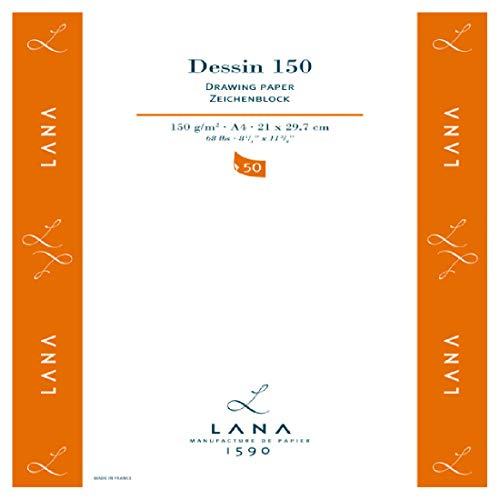 Lana DESSIN Zeichenpapier, 30 Blatt, 220g, DIN A5