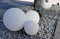 Trango 3er Set 23400W IP65 Gartenkugel in Weiß matt mit 20/30/40cm Durchmesser *SNOW* Kugelleuchte inkl. je 1x ca. 5 Meter IP44 Kabel Gartenleuchte, Leuchtkugel, Kugelleuchte
