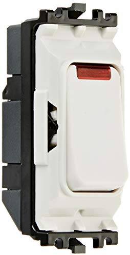 MK Electric Aspect 20 Amp 1 Way DP Switch Module with Neon Indicator