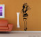 Sunnywall Wandtattoo Sexy Pinup Girl Pretty Sailor-Girl hot Lady Matrosenmädchen Schwarz Gr1