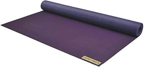 Jade Voyager Yoga Reisematte, 61 x 173 cm, 16 mm dick, lila
