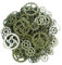 150 Gramm sortierte Vintage Bronze Metall Steampunk Schmuck Machen Charms COG Watch Wheel zum Crafting, Cosplay Halloween Dekoration