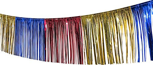 Party Discount Fransengirlande, 10m, bunt