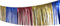 Party Discount Fransengirlande, 10m, bunt