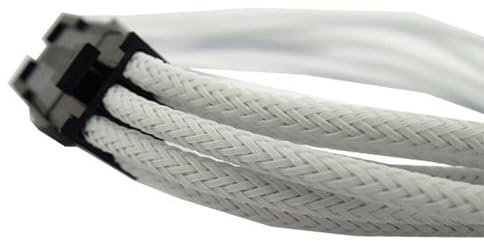 Gelid Solutions Cable 6 PIN PCI-E | Single Sleeve White | AWG 18 | Sizes 30cm | Color white