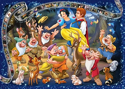 Ravensburger Sneeuwwitje Disney Princess Snow White and The 7 Dwarfs 19674 Schneewittchen 1000 Teile Puzzle für Erwachsene und Kinder ab 14 Jahren, 70 x 50 cm