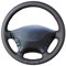 MEWANT Lenkradhülle für Mercedes Benz W639 Viano 2006-2011 / Vito 2010-2015 / VW Crafter 2006-2016 - Mikrofaser-Leder - Stil 1: Mikrofaser-Leder + roter Faden