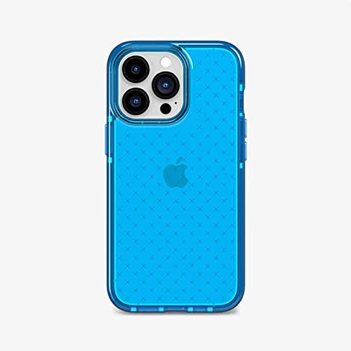 Tech21 Evo Check for iPhone 13 Pro – Ultra-Protective Phone Case with 16ft Multi-Drop Protection, Blue