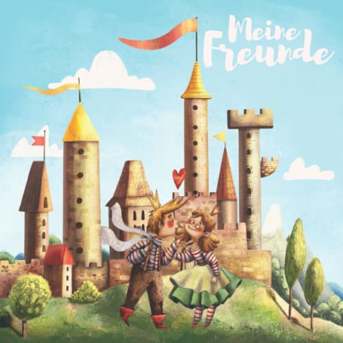 Meine Freunde: Prinzessin Freundebuch für Mädchen ab 3 Jahren - Geschenk Kindergeburtstag Mitgebsel