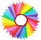 10M Stoff Wimpelkette Dreieck Flagge Bunting Banner Girlande für Zuhause, Kindergarten, Geburtstagsfeier, Babyparty, Außendekorationen (Bunt)