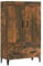 vidaXL Highboard Sideboard Kommode Schrank Anrichte Beistellschrank Mehrzweckschrank Hochschrank Standschrank Räuchereiche 70x31x115cm Holzwerkstoff