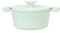 AKIS Pentola con coperchio in alluminio pressofuso, 20 cm, a induzione, verde