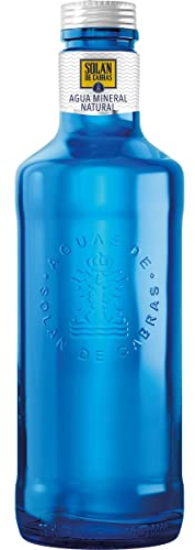 SOLAN DE CABRAS Agua mineral natural sin gas botella 75 cl (envase de vidrio)