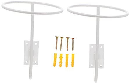 BESPORTBLE 2stücke Motorradhelmhalter Aus Hochwertigem Material Robust Und Langlebig Garderobenregal Für Helme Und Kleine Gegenstände Spart Wohnraum Wandhelmhalter Als Funktionsregal Verarbei