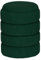 URBNLIVING Soft Velvet Ottoman Storage Pouffe Footstool Dressing Vanity Chair (Green, Round)