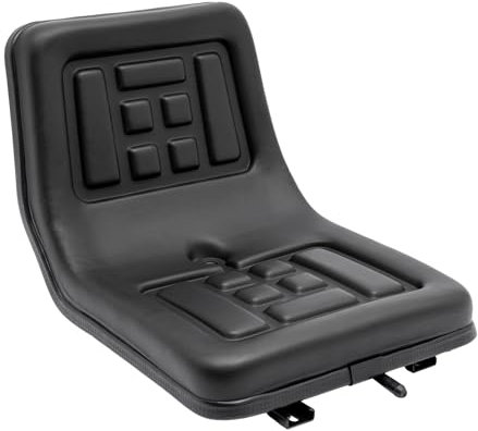 Traktorsitz Universal Sitzschale Schwarz Schleppersitz Fahrersitz Staplersitz Baggersitz Minibagger Gabelstapler Wasserdicht mit einem Ablaufloch