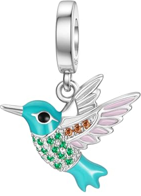 LANBEIDE Vogel Charms für Pandora Charms, 925er Sterlingsilber Beads Tier Beads für Pandora Armband Geschenke für Frauen und Mädchen