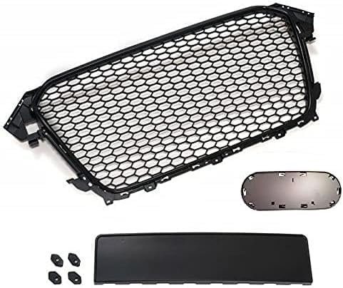 HEAU Auto Front Kühlergrille für Audi A4 S4 RS4 B8 8K 11-15, Front Stoßstange Grille Ersatz zubehör, Verschleißfest Gitter Grill