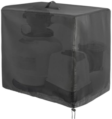Pool-Sandfilterabdeckungen, 86 x 81 x 61 cm, oberirdische Poolpumpenabdeckung, Sandfilterabdeckung, wasserdicht, Oxford-Stoff, Sandfilterpumpe, Outdoor, wasserdichte Schutzabdeckung
