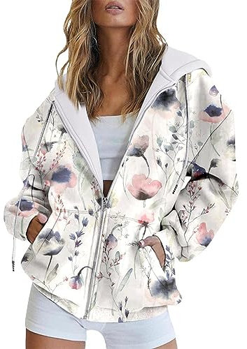 Sweats à Capuche Femme, Pull Plaid Femme, Sweat Oversize en Polaire, Pull Chaud Hiver, Automne Hiver Outerwear, Sweat-Shirt à Capuche Femme Vestes de Sport Femme Sweat Polaire Zippé Femme Rose Fushia