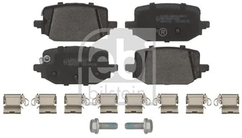 FEBI BILSTEIN Bremsbelagsatz, Scheibenbremse 184228 Hinterachse | Kompatibel mit: NISSAN QASHQAI III