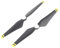 TICFOX Drone Quadcopter Propeller Fictory 2 Paare Selbstspannende Propeller für Phantom 3 Drohne Quadcopter Zubehör, Gelber Rand, Kompatibel mit Quadcopter und Drohnenmodellen