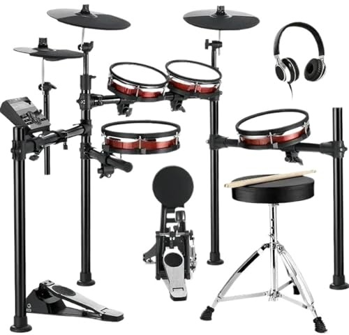 Batería Electrónica Con Parches De Malla Estándar De La Industria Caja De 10'' 10''3 12'' Crash Más De 450 Sonidos Auténticos