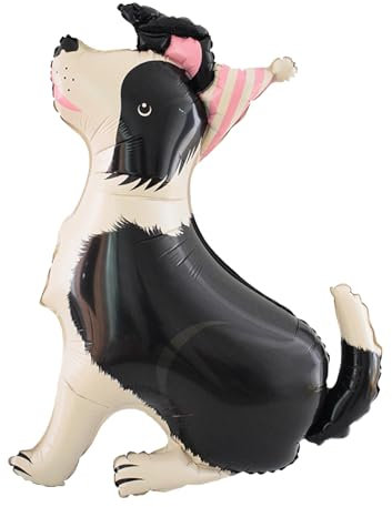 DazzJoy Hund Luftballons Tiere Geburtstag Deko, XXL Hunde Luftballon Tiere Ballons, Hund Folienballon Tiere Geburtstag, Hunde Helium Ballons Tiere für Kindergeburtstag Deko Mädchen Junge, Babyparty