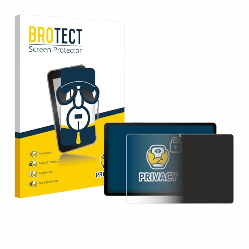 BROTECT Blickschutzfolie für Samsung Galaxy Tab S10 FE WiFi | Anti-Spy Displayschutz Made in Germany Tablets Privacy Screen Protector Sichtschutz Blaulichtfilter Klare Folie