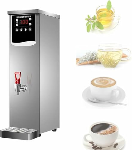 HQYMXYGEUR Instant Water Boiler Lectric Kettles,Commercial Hot Water Boiler,Fast Boiling Water,2.5kW Autofill Stainless Steel Tea,Non Drip Tap(20L)