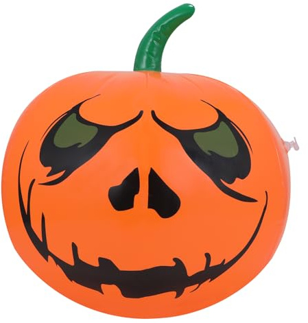 Aufblasbare Kürbisse Halloween Deko Luftballons, 1 Stück PVC Außen Kürbis Ballon 40 cm Aufblasbarer Kürbis Zum Aufhängen Dekoration Halloween für Rasen Innenbereich