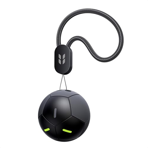 UGREEN FineTrack 2 Fußball Tracker kompatibel mit Apple Find My (nur iOS) | Schlüsselfinder mit 110dB, IP68, Leuchtendes Design, Tracker für Koffer, Keys, Rucksack usw. (Space Grey)