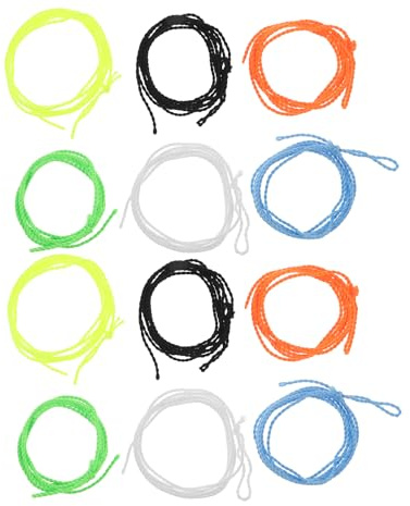 Mikikit 60 Stück Pack Nylon Yo Yo Schnüre 10 strängig 104cm Ersatzsaiten für Jo Jos Profi Schnurset für Anfänger Wettkampf Verschleißfest Vielseitig Einsetzbar