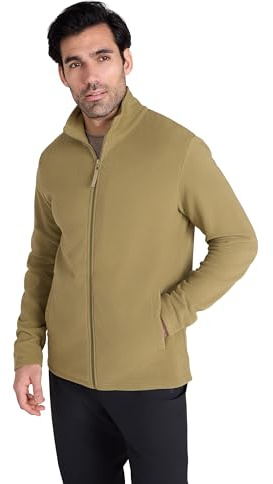 Mountain Warehouse Raso Mens Full Zip Fleece | Cosy & Soft Touch Sweater Top, Lightweight & Warm Microfleece with Easy Adjustable Hem, for Layering, Winter & Travel
