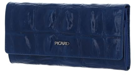 Picard Leder Geldbörse Key Largo 1 Long Wallet Royal blau