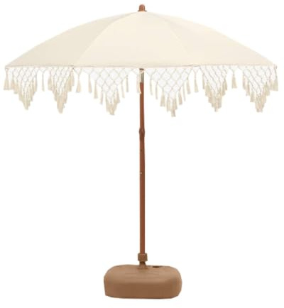 Sombrilla Triangular De 2 Metros, Sombrilla Exterior Con Borlas De Aleación De Zinc, Protección Solar Y Resistente Al Viento, Apta For Balcones Y Jardines.