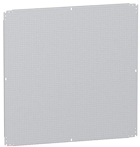 Schneider NSYMF43 Mikroperf. Montageplatte H300xB400m. Öffng. Durchm. 3, 6mm auf 12, 5mm Abstand