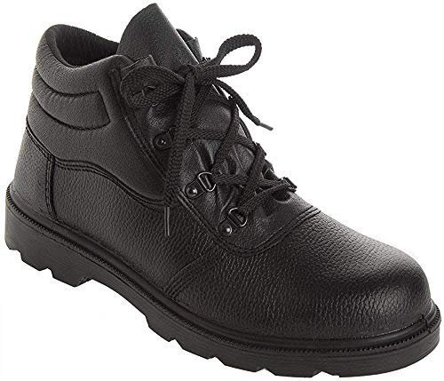 Grafters M240A Mens Safety Chukka Boots - Black - Size UK 11